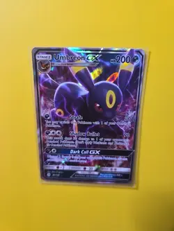 Umbreon GX 80/149 Sun & Moon Base Set Ultra Rare Holo Pokemon Card - Image 3
