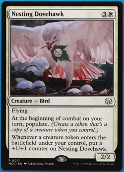 Nesting Dovehawk March of the Machine Commander NM Rare CARD (504128) ABUGames - Image 1