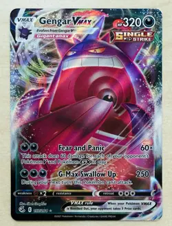 Gengar VMAX 157/264 - SWSH08: Fusion Strike Ultra Rare Holo - Pokemon Card [NM] - Image 1