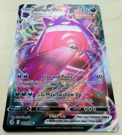 Gengar VMAX 157/264 - SWSH08: Fusion Strike Ultra Rare Holo - Pokemon Card [NM] - Image 2