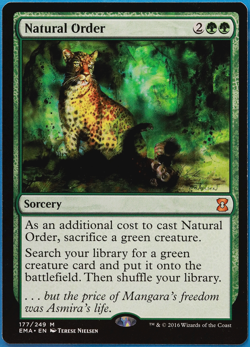 Natural Order Eternal Masters NM Green Mythic Rare CARD (504124) ABUGames - Image 1