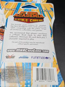 My Hero Academia Heroes Clash Card Pack with 10 cards Universus 2022 - Image 3