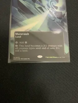 Mutavault Borderless Foil English Magic The Gathering Card - Image 3