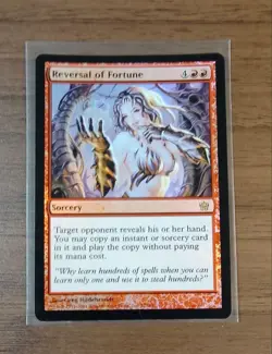 MTG Reversal of Fortune Foil English Card Magic the Gathering Used - Image 2