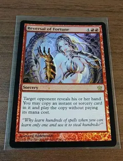 MTG Reversal of Fortune Foil English Card Magic the Gathering Used - Image 3