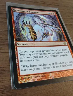 MTG Reversal of Fortune Foil English Card Magic the Gathering Used - Image 4