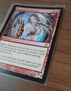 MTG Reversal of Fortune Foil English Card Magic the Gathering Used - Image 5