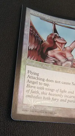 Serra Angel Foil Box Promo English MTG Card Used - Image 2