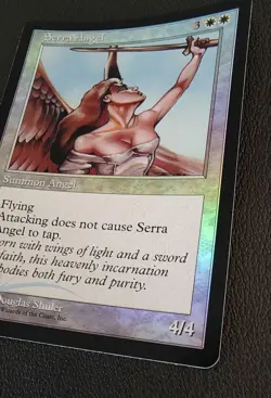 Serra Angel Foil Box Promo English MTG Card Used - Image 3