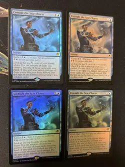 Interstellar Route Advice English FOIL 4 Sheets Playing Card Stock - Image 1