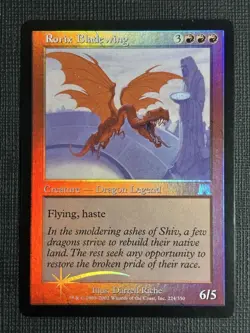 Rorix Bladewings FOIL Magic The Gathering MTG SP Plus Game Card - Image 1