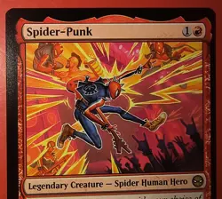 MAGIC,MTG: SPIDER-MAN, SPIDER-PUNK, 0092, REGULAR, RARE , NM, SPM - Image 2