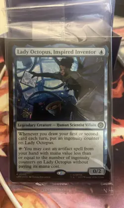 Lady Octopus, Inspired (Foil) 0035 Marvel's Spider-Man MTG NM pre-release - Image 1