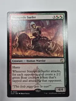 Stampede Surfer Ravnica: Clue Edition Regular Magic The Gathering Mtg - Image 1