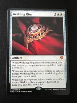 Wedding Ring MTG Commander: Innistrad: Crimson Vow LP - Image 1