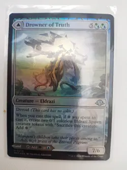 Drowner Of Truth FOIL Magic The Gathering Drowned Jungle 253 MTG Eldrazi Land - Image 1