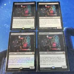 Dark Confidence MTG Card Set of 4 foil3 Normal Magic the Gathering - Image 1