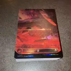 Eternal End Mountain 54 Borderless Foil Japanese MTG Magic Card Used - Image 1