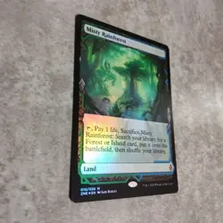 MTG Mist Rainforest Foil English Card Magic Gathering Used - Image 2