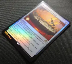 MTG Thrumming Hivepool FOIL Prelease Promo English Rare Used - Image 2