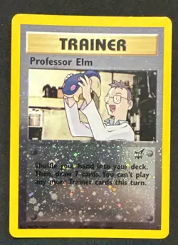 Professor Elm 003/009 Best of Reverse Holo Pokemon - Image 1