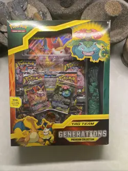 POKEMON 2019 TAG TEAM Generations Premium Collection Box RARE SEALED - Image 1