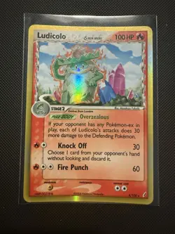 Ludicolo Delta Holo Rare Pokemon Crystal Guardians Series 6/100 - Image 1