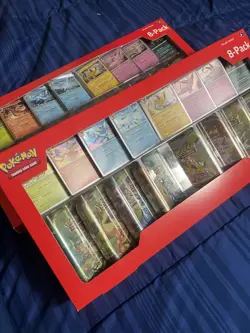 Pokemon TCG Prismatic Evolutions Costco 8 Mini-Tin Bundle w/ Promo Cards - Image 3