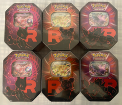 Pokemon Team Rockets Tin Mewtwo EX - Box of 6 - Complete Set 2 of Each l Sealed✅ - Image 1