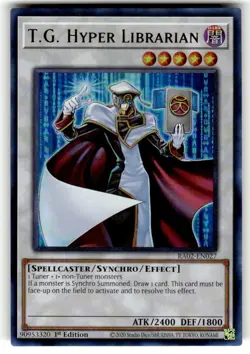 Yugioh! T.G. Hyper Librarian - RA02-EN027 - Ultra Rare - 1st Edition Near Mint, - Image 1
