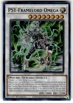 Yugioh! PSY-Framelord Omega - RA02-EN028 - Ultra Rare - 1st Edition Near Mint, E - Image 1