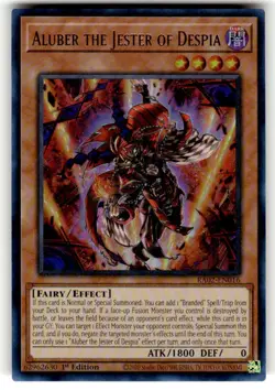Yugioh! Aluber the Jester of Despia - RA02-EN016 - Ultra Rare - 1st Edition Near - Image 1