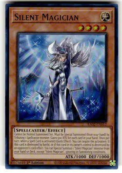 Yugioh! Silent Magician - RA02-EN012 - Ultra Rare - 1st Edition Near Mint, Engli - Image 1