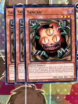 Yugioh Sangan TOCH-EN026 1st Edition Playset - Image 1