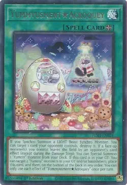 Yugioh! YummyusmentAcroquey - JUSH-EN024 - Rare - 1st Edition Near Mint, English - Image 1