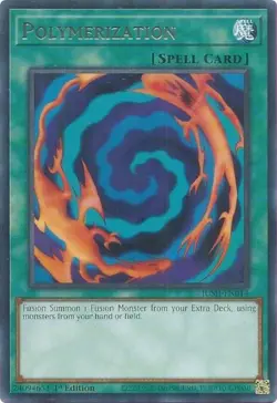 Yugioh! Polymerization - JUSH-EN014 - Rare - 1st Edition Near Mint, English - Image 1