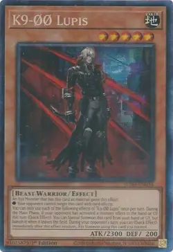 Yugioh! K9-00 Lupis - JUSH-EN034 - Collector's Rare - 1st Edition Near Mint, Eng - Image 1