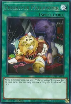 Yugioh! Frightfur Patchwork - JUSH-EN015 - Rare - 1st Edition Near Mint, English - Image 1