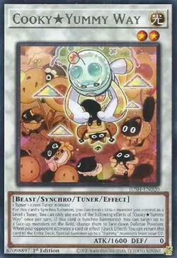 Yugioh! CookyYummy Way - JUSH-EN020 - Rare - 1st Edition Near Mint, English - Image 1