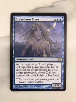 Dreamborn Muse MTG Magic the Gathering Card NM Near Mint Tenth 10th Edition - Image 1