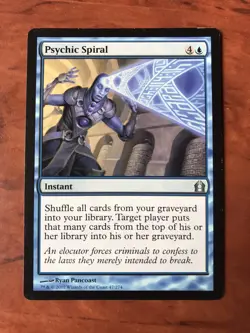 Psychic Spiral MTG Magic the Gathering Card NM Near Mint Return to Ravnica - Image 1