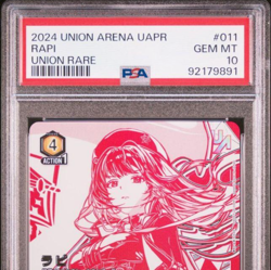 PSA10 Card Union Arena Nikke Japanese Promo Rapi Union Rare UAPR/NIK-1-011 2024 - Image 4