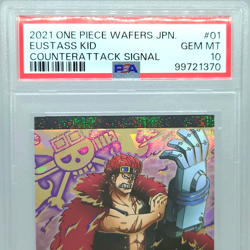 PSA10 One Piece Wafers Card Japanese Eustass Kid Counter Attack Signal Rare 2021 - Image 4