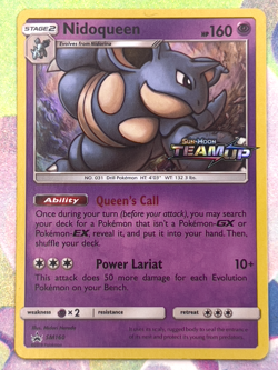 Nidoqueen - SM160 - Pokemon Sun & Moon Promo TEAM UP STAMP Holo Rare Card - Image 1