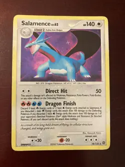 Salamence Lv. 62 18/132 D&P Secret Wonders Reverse Holo Rare Pokemon TCG Card - Image 1