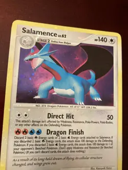Salamence Lv. 62 18/132 D&P Secret Wonders Reverse Holo Rare Pokemon TCG Card - Image 3