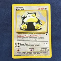 Snorlax 30/130 Non Holo Rare Base Set 2 Pokemon Card - Image 1