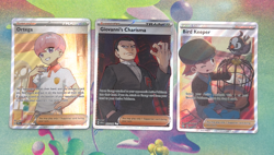 NM FULL ART TRAINER LOT -3 cards - Pokemon binder bundle card lot - Ultra Rare - Image 1
