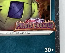 Tyranitar - 135/193 Pokemon Paldea Evolved Premium Collection Stamped Promo Card - Image 2