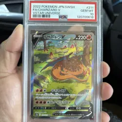 2022 Pokemon Japanese Sword & Shield VSTAR Charizard Trading Card 211/172 - Image 1
